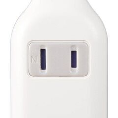 【未使用品】電源タップ 3m 4口 雷サージ 雷ガード ホコリ防止シャッター付き N極対応の画像