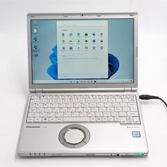 送料無料 日本製 高速SSD LTE対応 ノートパソコン Panasonic CF-SZ6YFLVS 中古良品 第7世代 i5 8GB 無線 Bluetooth カメラ Win11 Office