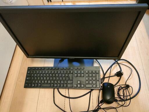 【お取引中】Dell パソコンモニター、キーボード、マウス