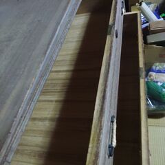 和タンス　和箪笥　昭和レトロ　2つに分離可能　鍵付き　お譲りします。積み込み比較的容易です。の画像