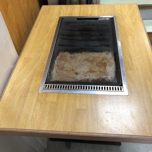 業務用鉄板テーブル　