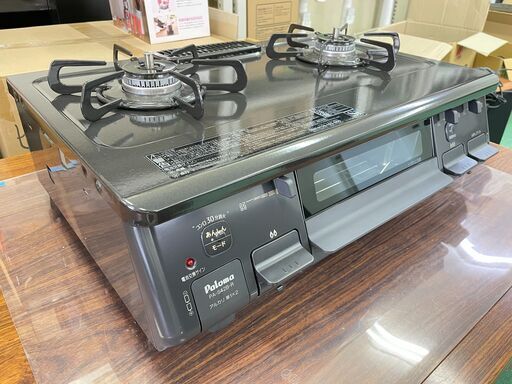 【Paloma】ガステーブル 都市ガス用 12A 13A 2021年 PA-S42B-1R パロマ 右強火 ガス台 キッチン 生活家電
