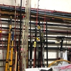 船の石鯛釣り竿の画像