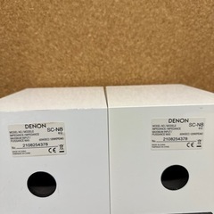 DENON スピーカー　2点セットの画像