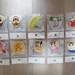 【新品】　ディズニー　キャラクター　マグネット　セット②　１０個...
