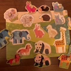 初めてのアニマルパズルの画像