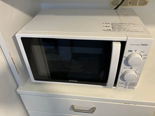 ■IRISOHYAMA（アイリスオーヤマ）■電子レンジ（IMG-T177-6-W）2021年製