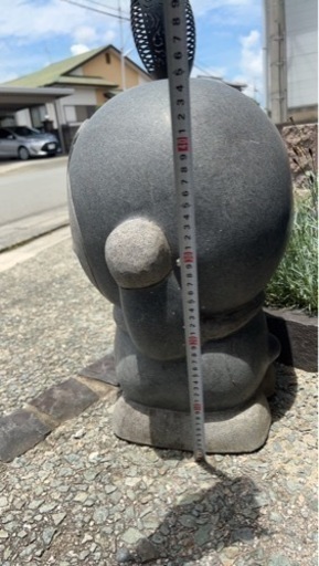 ドラえもん　石像　中古