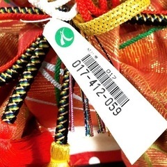 新品 七五三 結び帯 女児 女の子 子供用 付け帯 作り帯 和小物 帯 豪華 値札付き 箱ありの画像