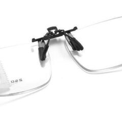 【新品】老眼鏡 クリップ式跳ね上げ 遠近両用累進多焦点 ブルーライト（度数は、説明欄に記載あり）の画像