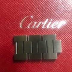 送料無料　純正品　CARTIER カルティエ パシャC　腕時計　ベルトパーツ　　コマ　駒　18mm 　二つセット