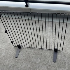 ペットフェンス ペットゲート　ブラウン　幅60×高さ55cm 
