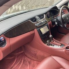 ジモティ限定売り切り掲載　メルセデス・ベンツ　CLS500  整備済み 赤革　サンルーフ　シートヒーター　フルセグの画像