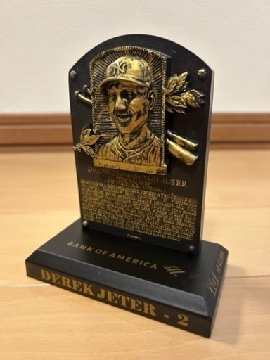 【球場配布・非売品】Derek Jeter デレク・ジーター野球殿堂入り記念盾