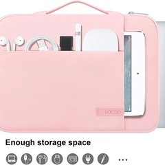 新品 Lacdo 14インチ 360°保護 耐衝撃 ノートパソコン ケース 対応 Lenovo Ideapad/Thinkpad T450S ASUS VivoBook Zenbook Flip 14 ピンクの画像