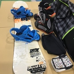 ride スノーボード　153cm Burton ビンディング　ソフトケース セット　ブーツ　パスケース　ヒップパッド　