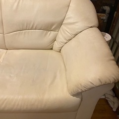 本革ソファの画像