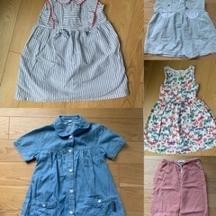 女の子服5着セット　110