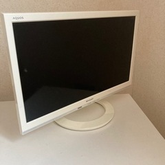 【早い者勝ち 締切ました　壊れたテレビ SHARP19インチをお譲りします】※テレビのみですの画像