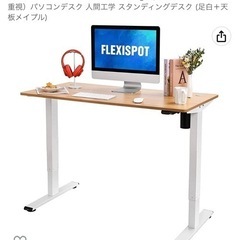 電動式昇降デスク  FLEXISPOT EG1-Lightの画像