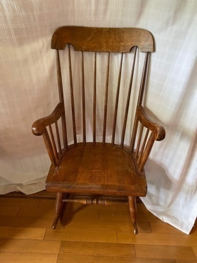 「お引き取り先決まりました」キツツキマーク　飛騨産業　ロッキングチェア　ヴィンテージ　アンティーク　レトロ　　椅子　家具