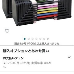 可変式ダンベル40キロ✖️2