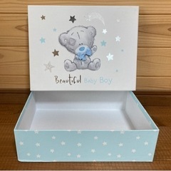 美品　出産プレゼント用の箱　