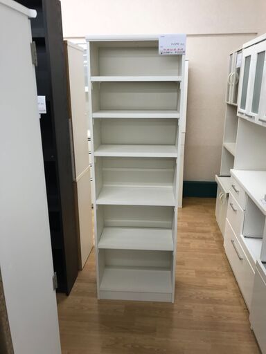 ★ジモティ割あり★  収納棚 白 H180×W156×D130 クリーニング済み KJ2208