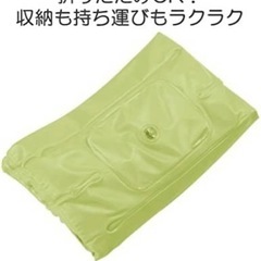 美品　リッチェル Richell ふかふかベビーバスW グリーン の画像