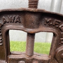 古い道具　鉄製特殊バイス　日立REX No1  MIYAGAWA.MFG.Co の画像