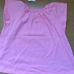 110cm女児半袖　新品（ピンク）の画像