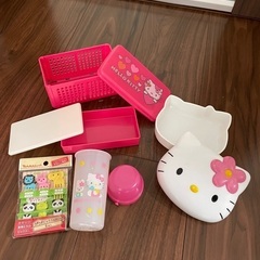 女の子　お弁当箱　2個セット　＋おまけの画像