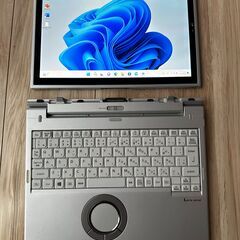 618-5★Office2021&Win11搭載！着脱式タブレットPC！12型QHD液晶 Let's note CF-XZ6RD3VS i5-7300U 8GB SSD256GB★の画像