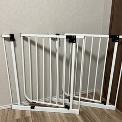 【2個セット】日本育児　ベビーズゲート　ホワイトの画像
