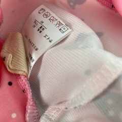 キッズ水着80cm　スキップランド　　リボン　ピンク　パンツの画像
