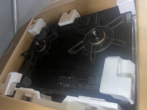★値下げしました。ほぼ新品のガスコンロ　プロパン　リンナイ　Siセンサーコンロ　RTE564BKR