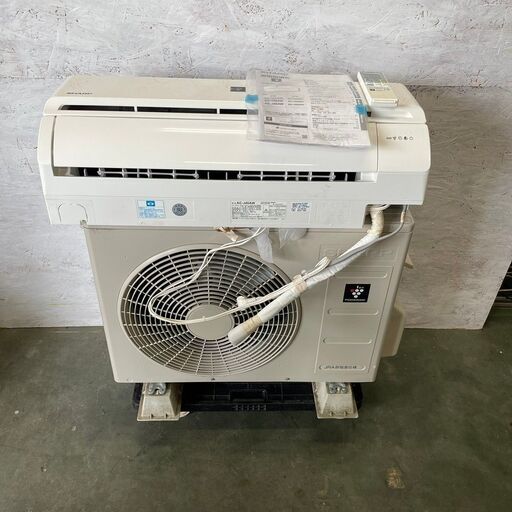【SHARP】 シャープ ルームエアコン 室内機 AC-J40AW 室外機 AU-J40AWY 11～17畳用 2019年製