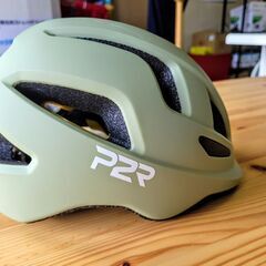 【店頭引き取り限定】P2R MIPS搭載 自転車用インモールドヘルメット 子供用 モスグリーン XS/Sの画像