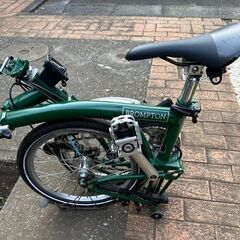 USED BROMPTON C type 2018 M3L racing green　　折り畳み自転車　中古 ブロンプトン Cタイプ 2018年 M3L レーシンググリーンの画像
