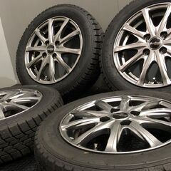 【GOODYEAR ICENAVI6 155/65R14】スタッドレス【EuroSpeed 14インチ 4.5J4HPCD100+45】バリ溝 タント スペーシア等　(TC760)クレジットカード QRコード決済可能