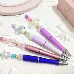 七夕マルシェ🎋　キラキラビーズペン ワークショップ