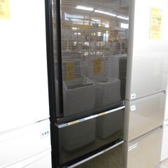 MITSUBISHI　３ドア冷蔵庫　MR-CX37F-BR　2021年製　365L