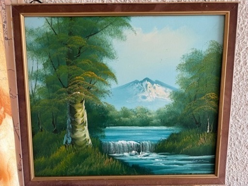 油絵　景色　風景画