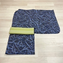 メンズ綿浴衣L L＋帯セット⑦
