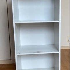3段ボックス(白)の画像