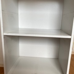3段ボックス(白)の画像