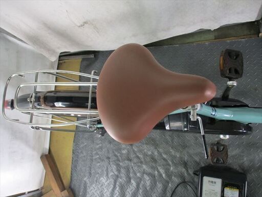 C861★整備済み　中古電動自転車★ブリヂストン　アシスタ【26インチ　12.8Ah　ブルー】