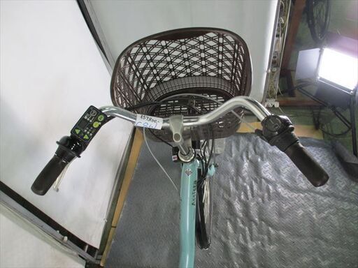 C861★整備済み　中古電動自転車★ブリヂストン　アシスタ【26インチ　12.8Ah　ブルー】