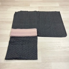 メンズ綿浴衣L L＋帯セット⑧