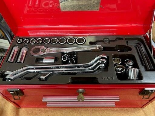TONE ツールBOX その他工具山で！鍵1個付き USED品現状にて 引取のみ！